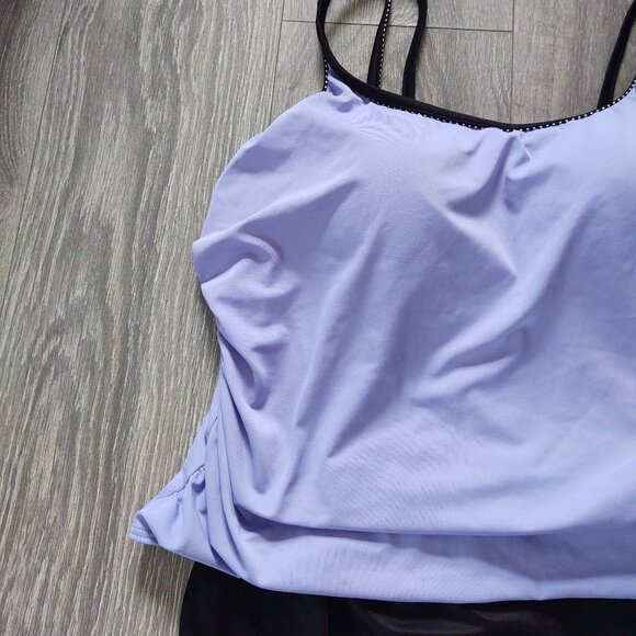 Miraclesuit Blouse / Double Layer Flattering One Piece Swimsuit - Picture 3 of 12